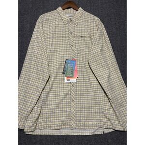 Exofficio bugsaway breez'r check insect shield size XL mens long sleeve new